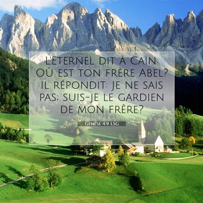 Genèse 4:9 Verset biblique expliqué