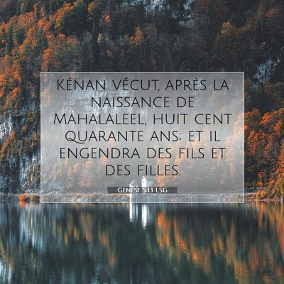 Genèse 5:13 Verset biblique expliqué