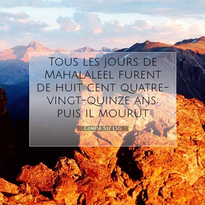 Genèse 5:17 Verset biblique expliqué