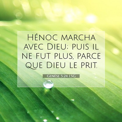 Genèse 5:24 Verset biblique expliqué