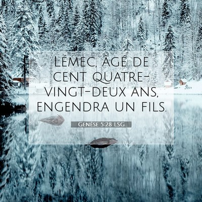 Genèse 5:28 Verset biblique expliqué