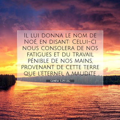 Genèse 5:29 Verset biblique expliqué