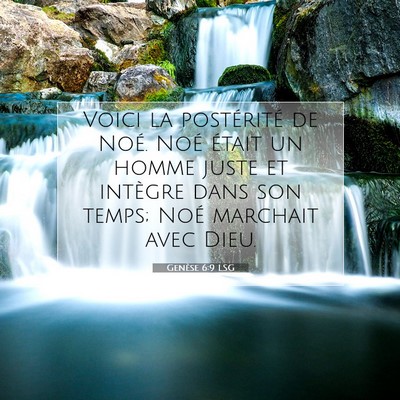 Genèse 6:9 LSG Image du verset biblique