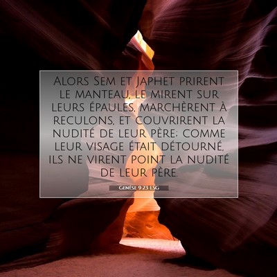 Genèse 9:23 Verset biblique expliqué