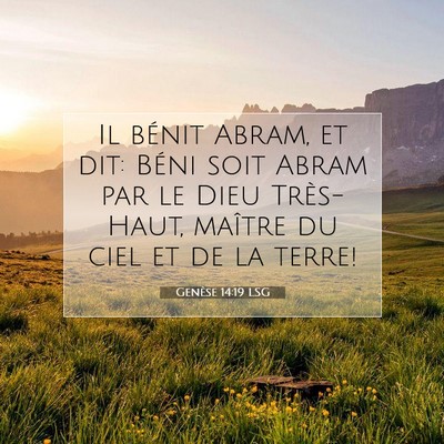 Genèse 14:19 Verset biblique expliqué