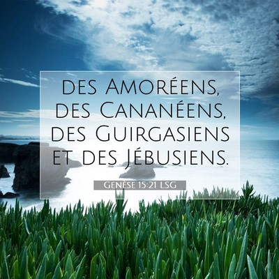 Genèse 15:21 Verset biblique expliqué