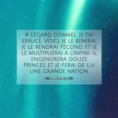 Genèse 17:20 Verset biblique expliqué