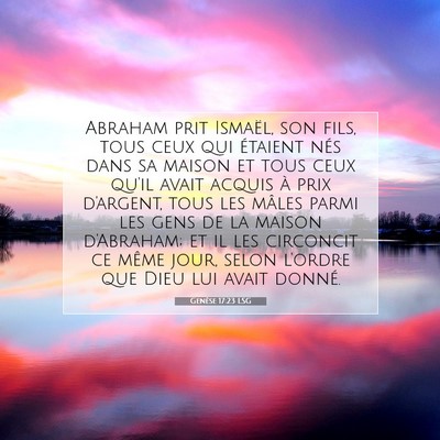 Genèse 17:23 LSG Image du verset biblique