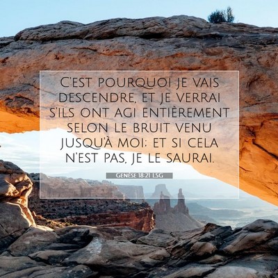 Genèse 18:21 Verset biblique expliqué