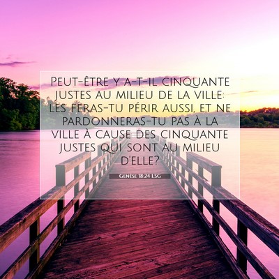 Genèse 18:24 Verset biblique expliqué