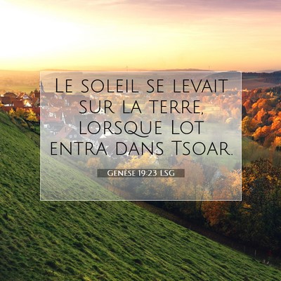 Genèse 19:23 Verset biblique expliqué