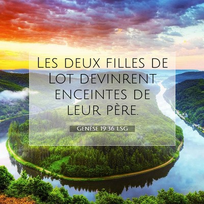 Genèse 19:36 LSG Image du verset biblique