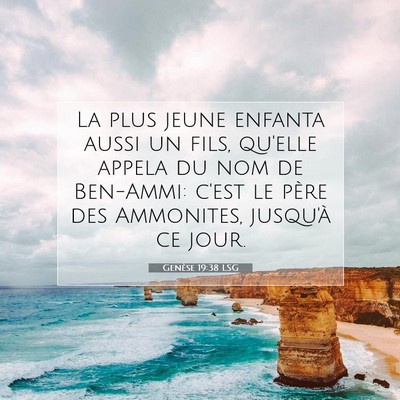 Genèse 19:38 Verset biblique expliqué