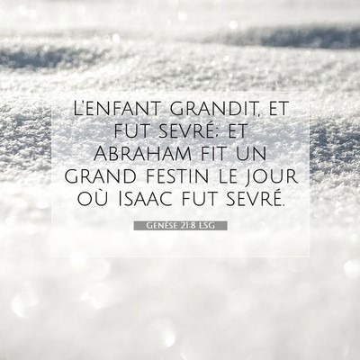 Genèse 21:8 Verset biblique expliqué