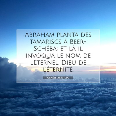 Genèse 21:33 Verset biblique expliqué