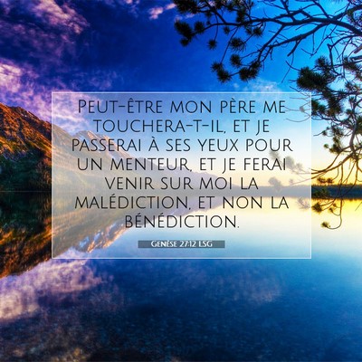 Genèse 27:12 Verset biblique expliqué