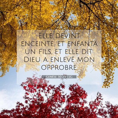 Genèse 30:23 Verset biblique expliqué