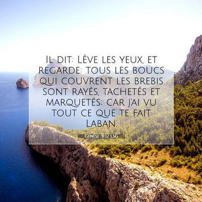 Genèse 31:12 Verset biblique expliqué