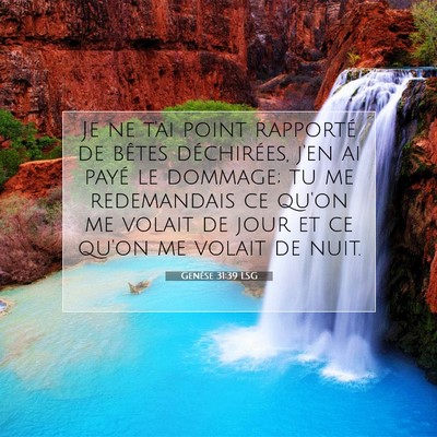 Genèse 31:39 Verset biblique expliqué