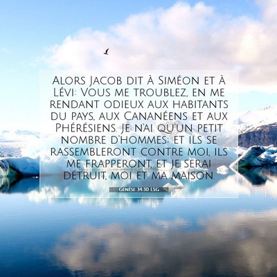 Genèse 34:30 LSG Image du verset biblique