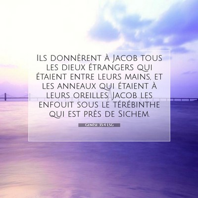 Genèse 35:4 Verset biblique expliqué