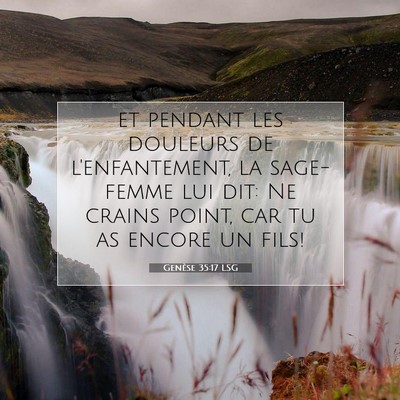 Genèse 35:17 Verset biblique expliqué