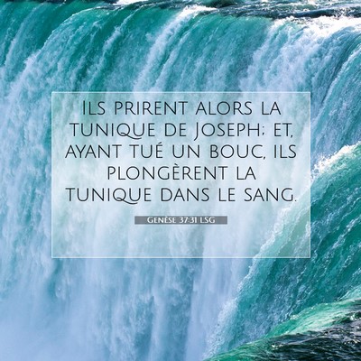 Genèse 37:31 Verset biblique expliqué