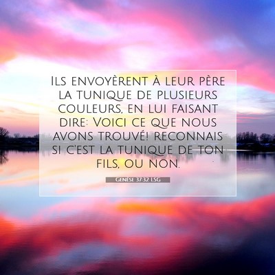 Genèse 37:32 Verset biblique expliqué