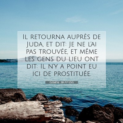 Genèse 38:22 Verset biblique expliqué