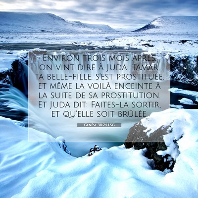 Genèse 38:24 Verset biblique expliqué