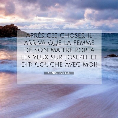 Genèse 39:7 LSG Image du verset biblique