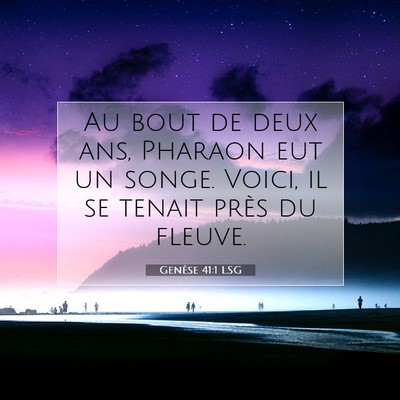 Genèse 41:1 LSG Image du verset biblique