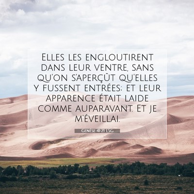 Genèse 41:21 Verset biblique expliqué