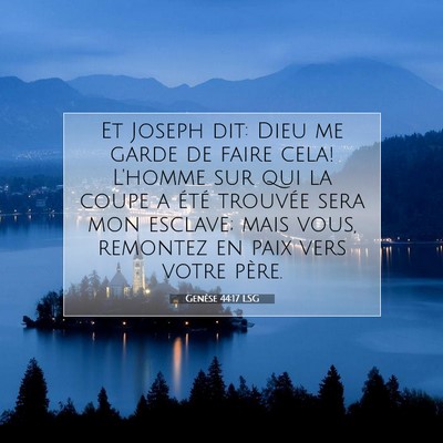 Genèse 44:17 LSG Image du verset biblique