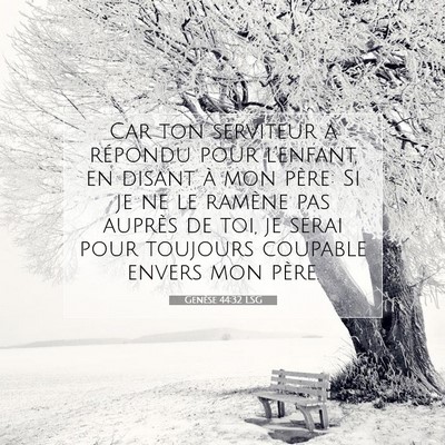 Genèse 44:32 Verset biblique expliqué