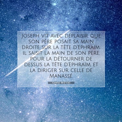 Genèse 48:17 LSG Image du verset biblique