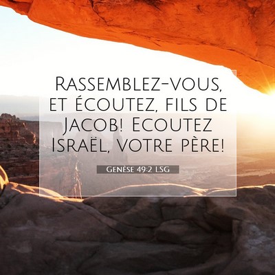 Genèse 49:2 LSG Image du verset biblique