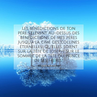 Genèse 49:26 Verset biblique expliqué