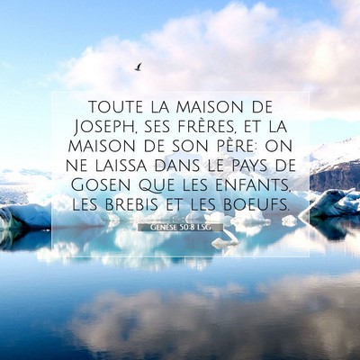 Genèse 50:8 Verset biblique expliqué