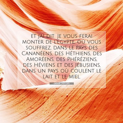 Exode 3:17 LSG Image du verset biblique