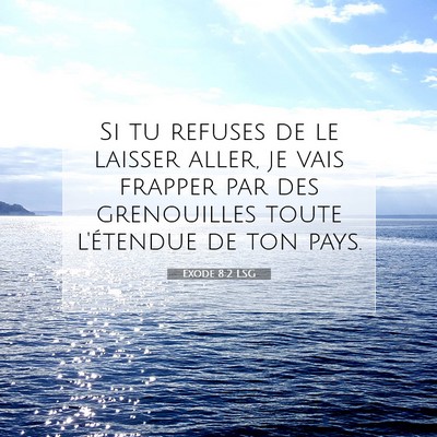 Exode 8:2 LSG Image du verset biblique