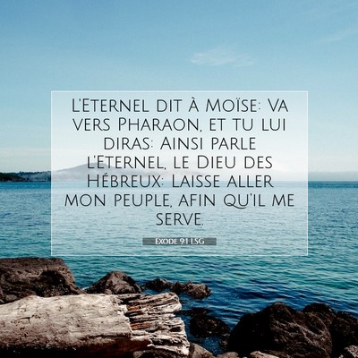 Exode 9:1 Verset biblique expliqué