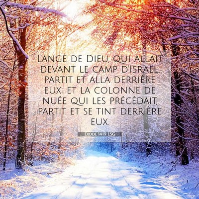 Exode 14:19 LSG Image du verset biblique