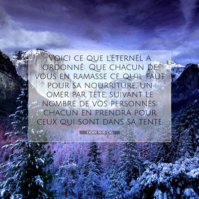 Exode 16:16 LSG Image du verset biblique