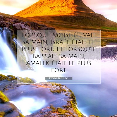 Exode 17:11 Verset biblique expliqué