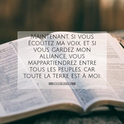 Exode 19:5 Verset biblique expliqué