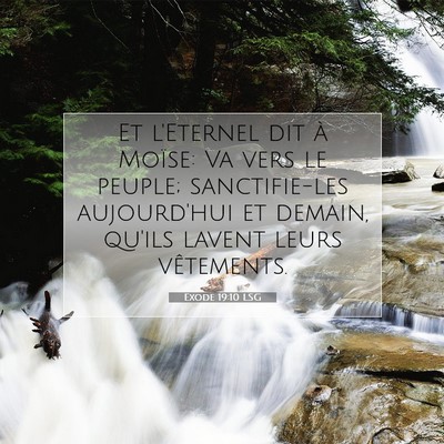 Exode 19:10 Verset biblique expliqué