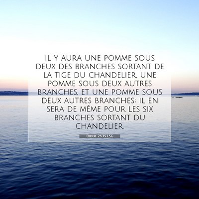 Exode 25:35 Verset biblique expliqué