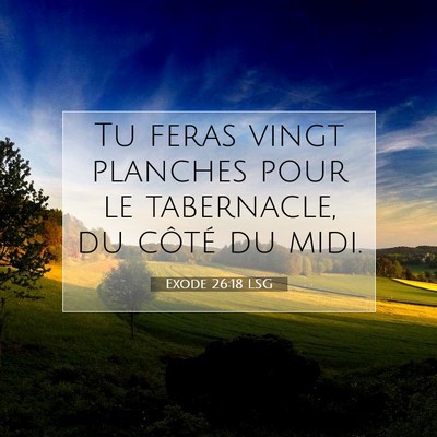 Exode 26:18 Verset biblique expliqué