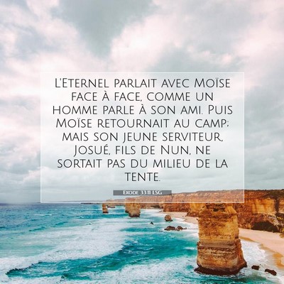 Exode 33:11 LSG Image du verset biblique